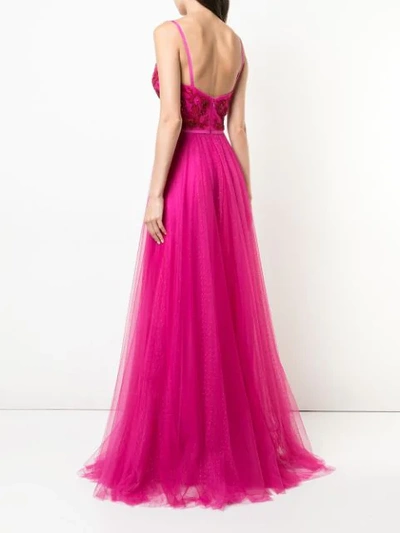 MARCHESA NOTTE MARCHESA NOTTE N28G0749 FUCHSIA SYNTHETIC->NYLON - 粉色