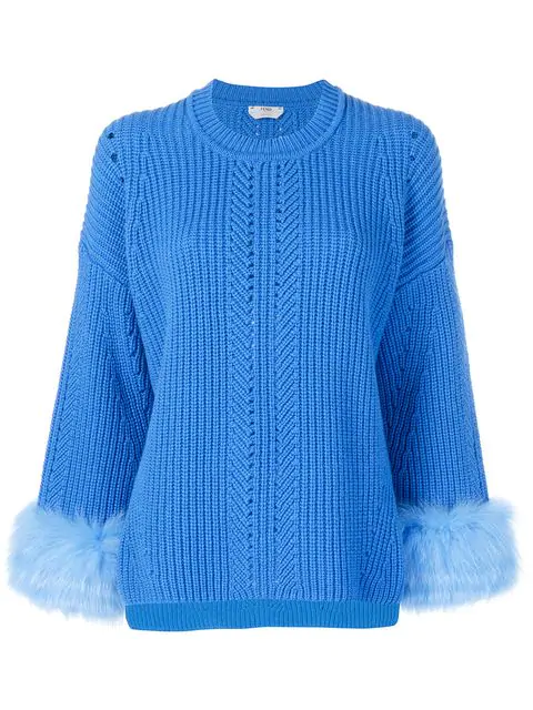 fendi fur sweater