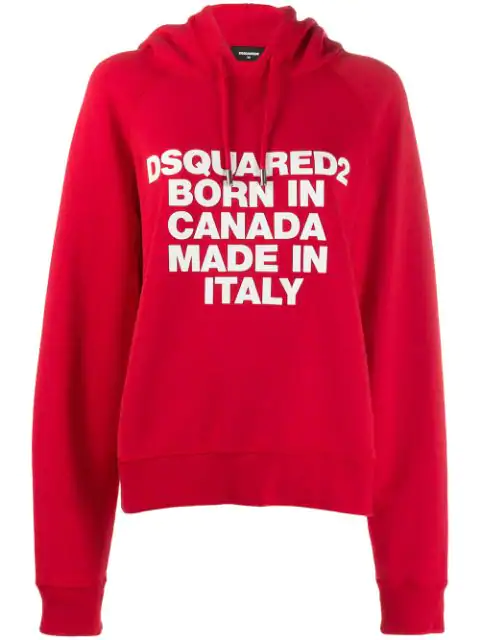 Dsquared2 Born In Canada Made In Italy In Red | ModeSens
