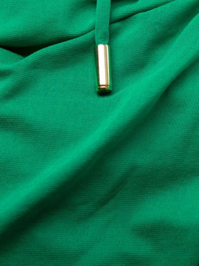 DSQUARED2 LIGHT CREPE LONG DRESS - 绿色