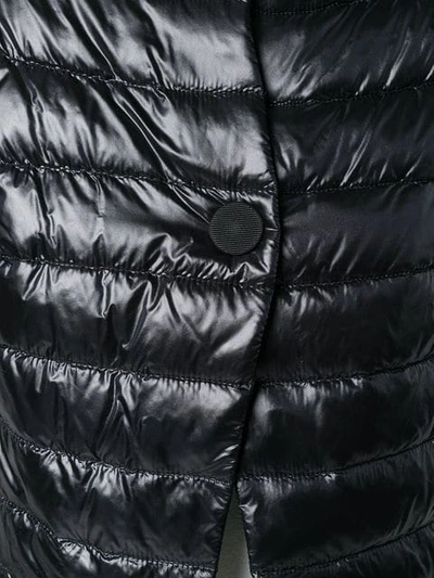 Shop Herno Shortsleeved Puffer Jacket In Black