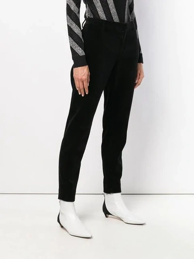Shop Saint Laurent Classic Slim-fit Trousers In Black