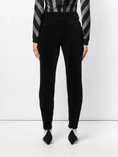 Shop Saint Laurent Classic Slim-fit Trousers In Black