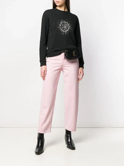 Shop Golden Goose High Waisted Jeans In Pink