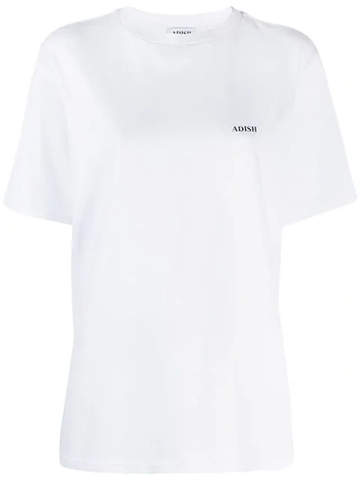 ADISH LOGO PRINTED T-SHIRT - 白色