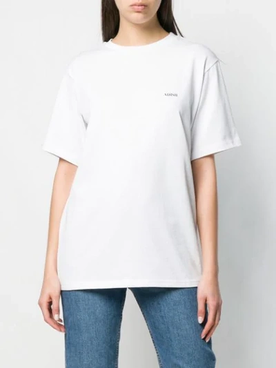 Shop Adish Logo Printed T-shirt In White