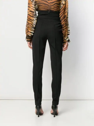 Shop Alexandre Vauthier High-waisted Trousers - Black
