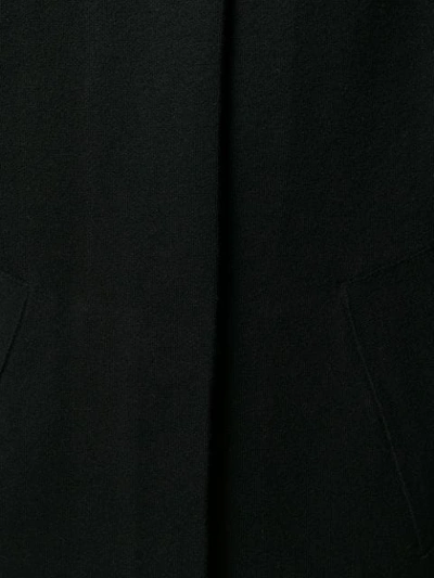 Shop Michael Michael Kors Sweatshirt Coat In Black