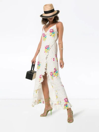 Shop All Things Mochi Melanie Floral Print Maxi Dress In Multicolour