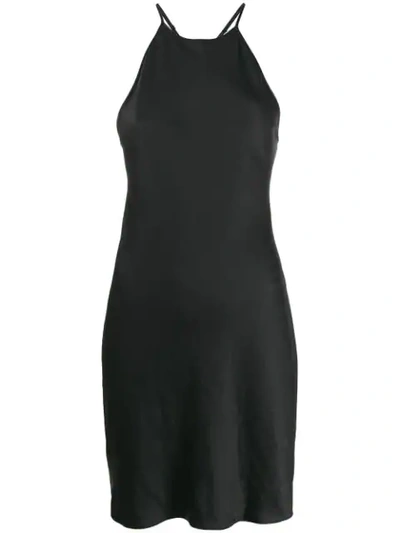 Shop Alexander Wang T Short Halter Dress In Black