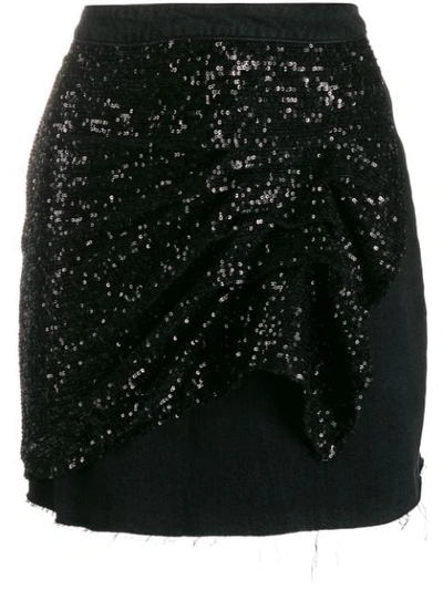 Shop Pinko A-line Mini Skirt In Black