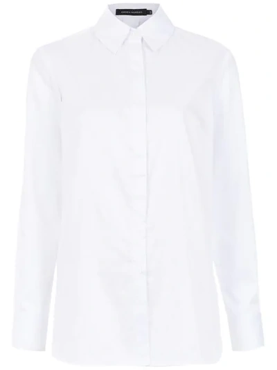 Shop Andrea Marques Clássica Shirt - White