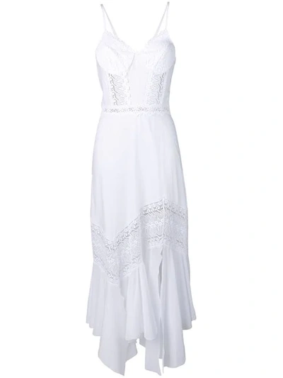 Shop Charo Ruiz Lace Bustier Dress In White