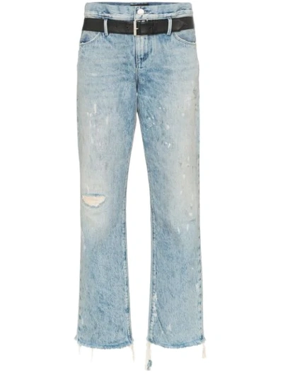 Shop Rta Dexter Boyfriend Jeans In Blue