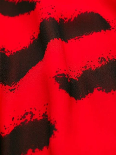 Shop Philosophy Di Lorenzo Serafini Short Printed Dress In Red