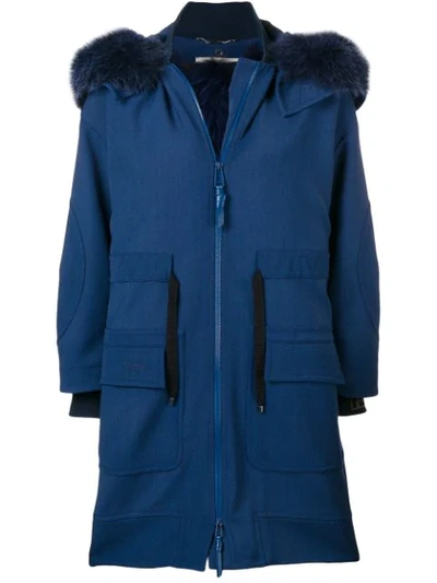 Shop Fendi Parka Mit Kapuze In F12qa-muffin