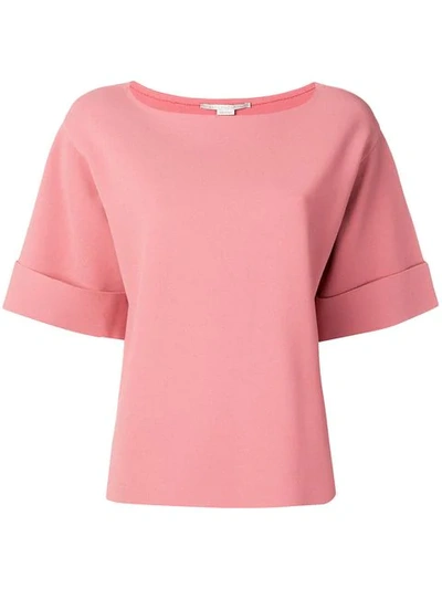 Shop Stella Mccartney Boxy Fit T-shirt In Pink