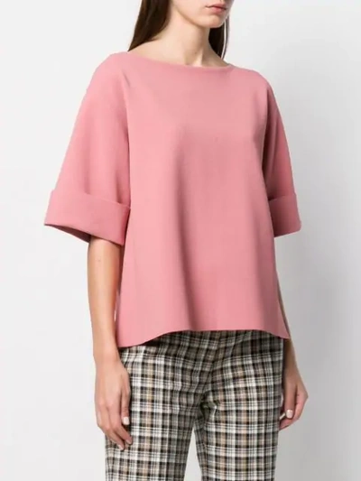 Shop Stella Mccartney Boxy Fit T-shirt In Pink