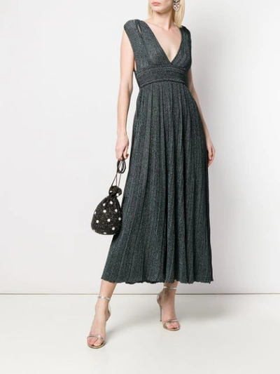 ANTONINO VALENTI SLEEVELESS FLARED DRESS - 蓝色