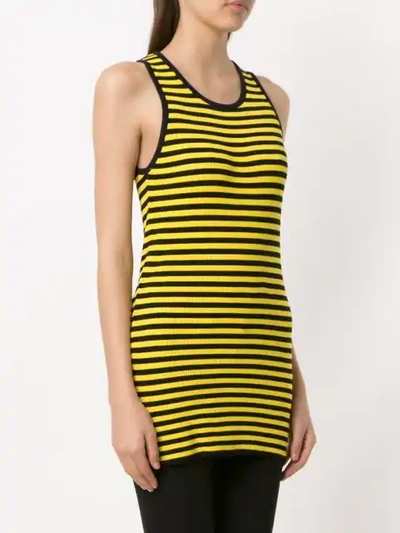 Shop Andrea Bogosian Striped Slim Fit Dress In Black