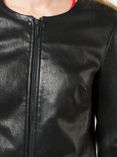 Shop Jason Wu Grey Jason Wu Zipped Biker Jacket - Black