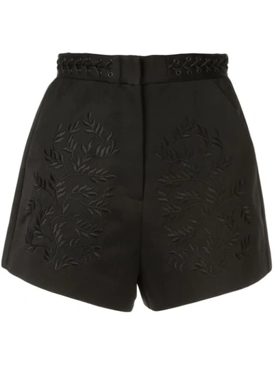 Shop Acler Gardiner Shorts In Black