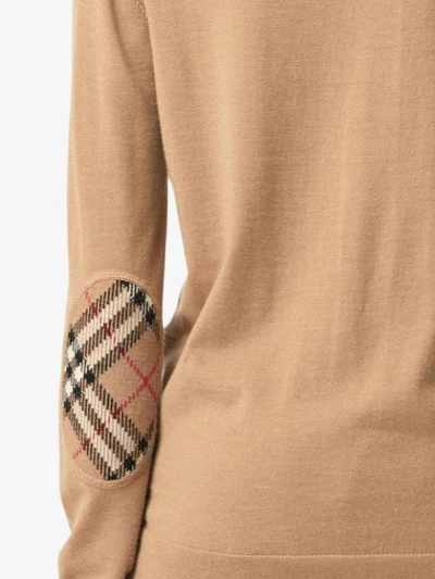 Shop Burberry Vintage Check Sweater In Neutrals