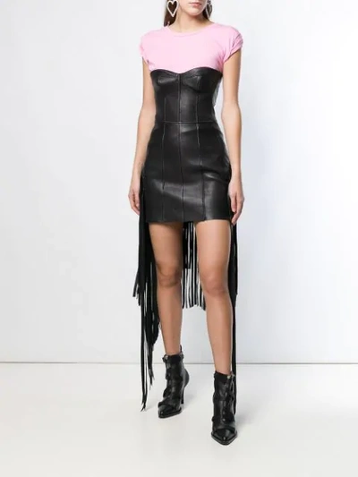 Shop Natasha Zinko Corset Mini Dress In Black