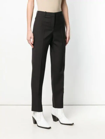 Shop Givenchy Straight Tailored Trousers In Black