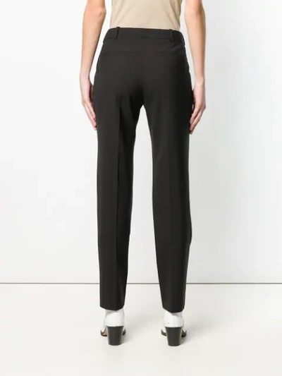 Shop Givenchy Straight Tailored Trousers In Black