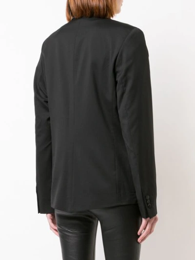 Shop Rta Shawl Collar Blazer In Black