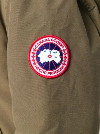 Shop Canada Goose Trillium Parka Coat In 49 Military Green