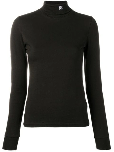 Shop Misbhv Turtle Neck Jumper - Black