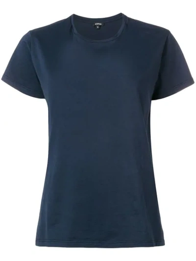Shop Aspesi Relaxed Fit T-shirt In Blue
