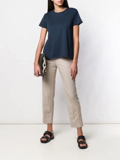 Shop Aspesi Relaxed Fit T-shirt In Blue