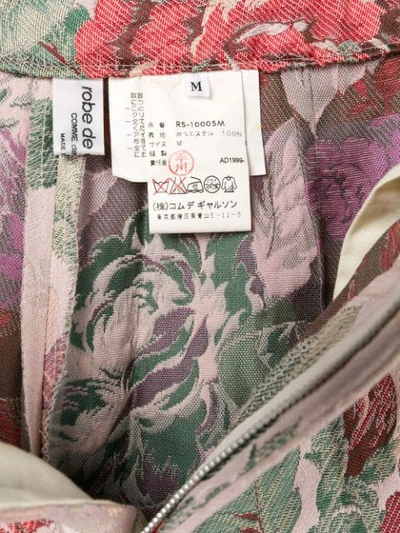 Pre-owned Comme Des Garçons 1999's Floral Culottes In Pink