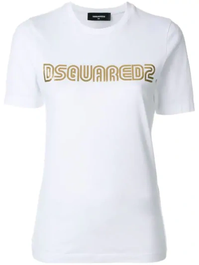 Shop Dsquared2 Logo In White