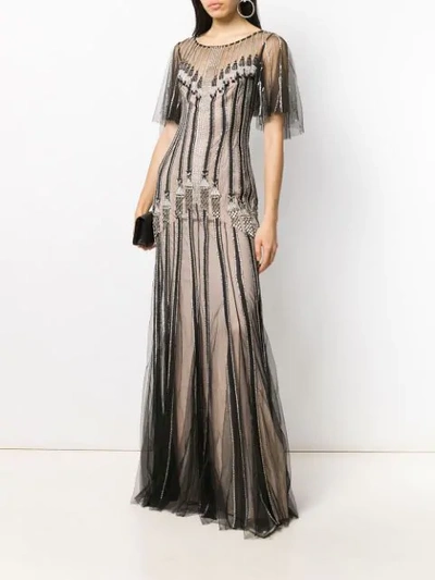 Shop Temperley London Moonlight Gown In Black