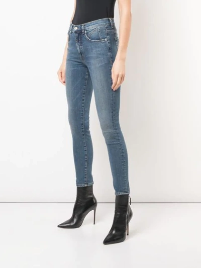 Shop Adaptation Skinny-jeans Mit Logo-patch In Blue