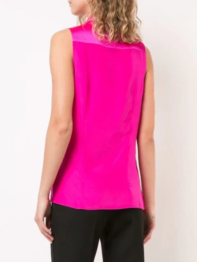 Shop Barbara Bui Pussy Bow Blouse In Pink