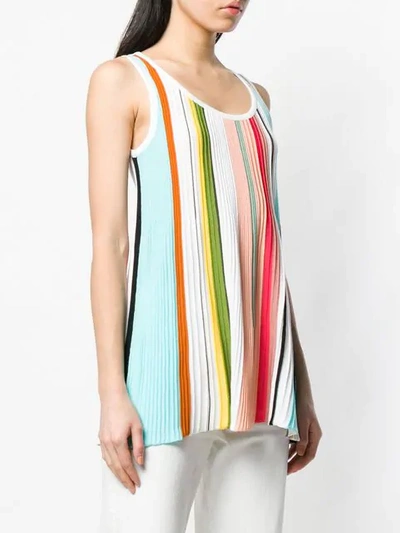 Shop Missoni Striped Tank In White