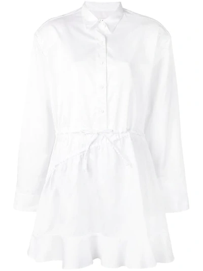 Shop Almaz Short Shirt Dress In White