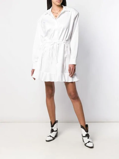 Shop Almaz Short Shirt Dress In White