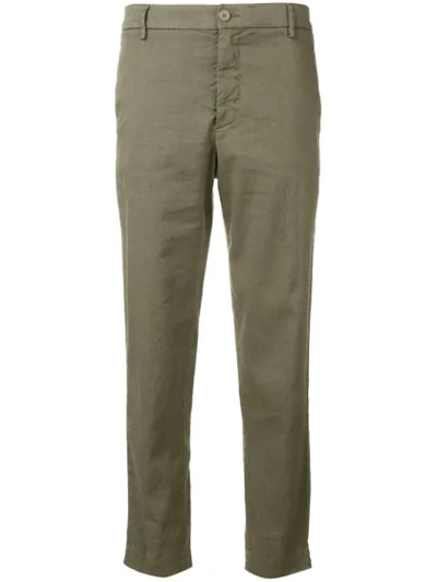 Shop Barena Venezia Barena High-waisted Tailored Trousers - Green
