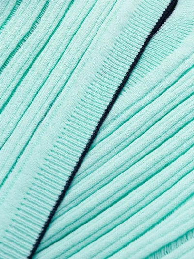 Shop Pinko Knot Detail Cardigan In Green