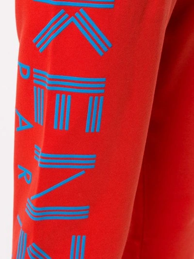 Shop Kenzo Jogginghose Mit Logo-print - Rot In Red