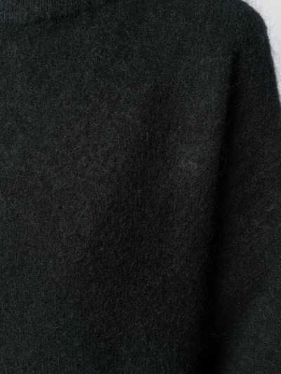 Shop Acne Studios Dramatic Oversized Sweater In Black