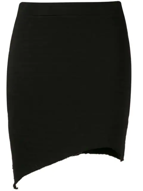 Thom Krom Asymmetric Hem Skirt In Black | ModeSens