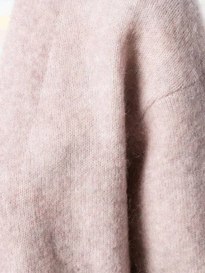 Shop Acne Studios Raya Open Front Cardigan In Pink