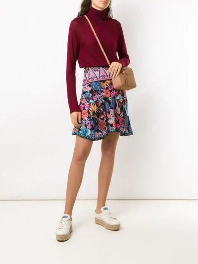 Shop Cecilia Prado Glenda Short Skirt In Multicolour